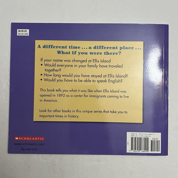 Set of 3 If You Series History Books Mayflower Ellis Island Abraham Lincoln - Picture 12 of 16